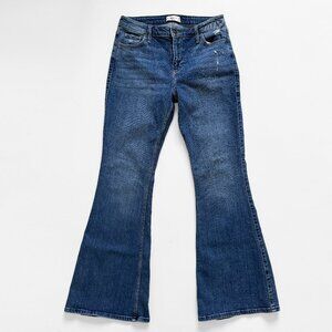 Abercrombie and Fitch Flare Ultra High Rise Jeans Med Wash Sz 29